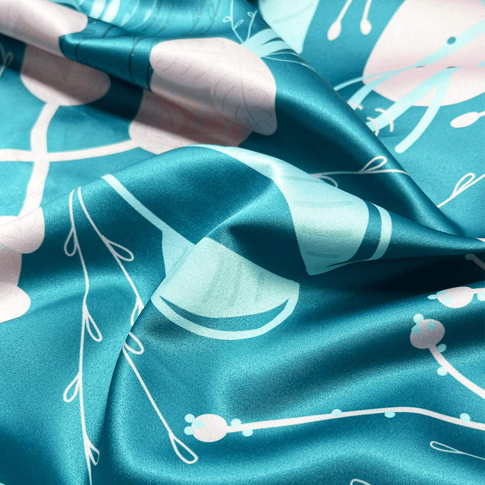 pañoleta satin verde